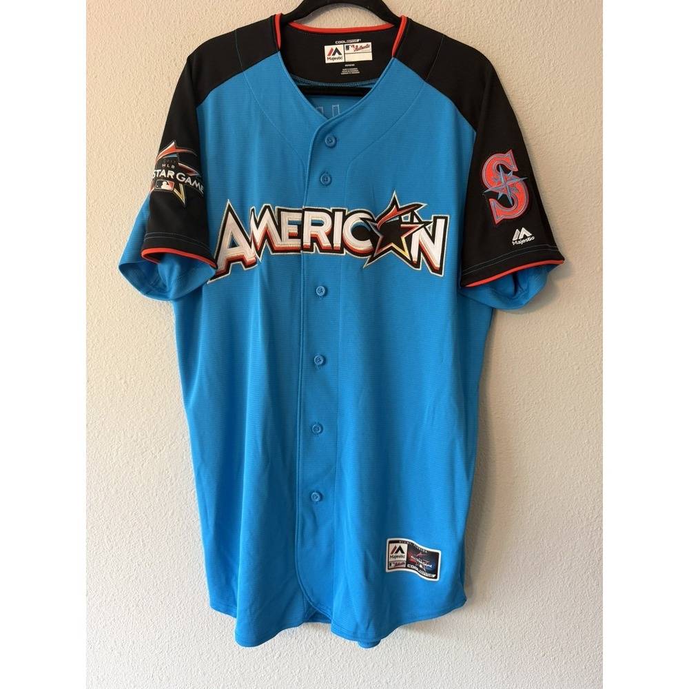 Majestic 2017 Allstar Game Jersey Seattle Mariners Baseball Nelson Cruz Size 44